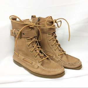 🆕 SPERRY Starpoint Top Sider Leather Boots 6.5